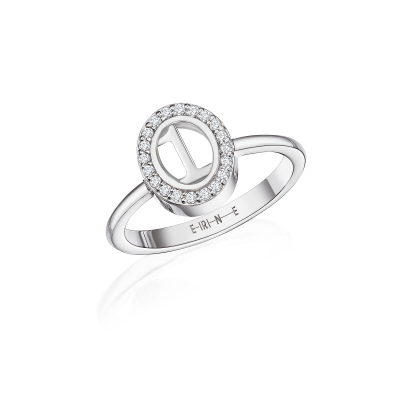 Кольцо "1" с бриллиантами