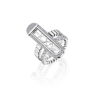 Кольцо-трансформер с бриллиантами