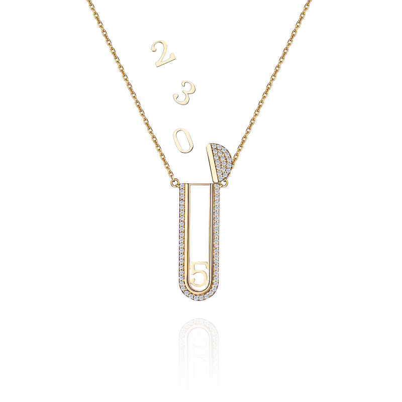 Колье-трансформер с бриллиантами