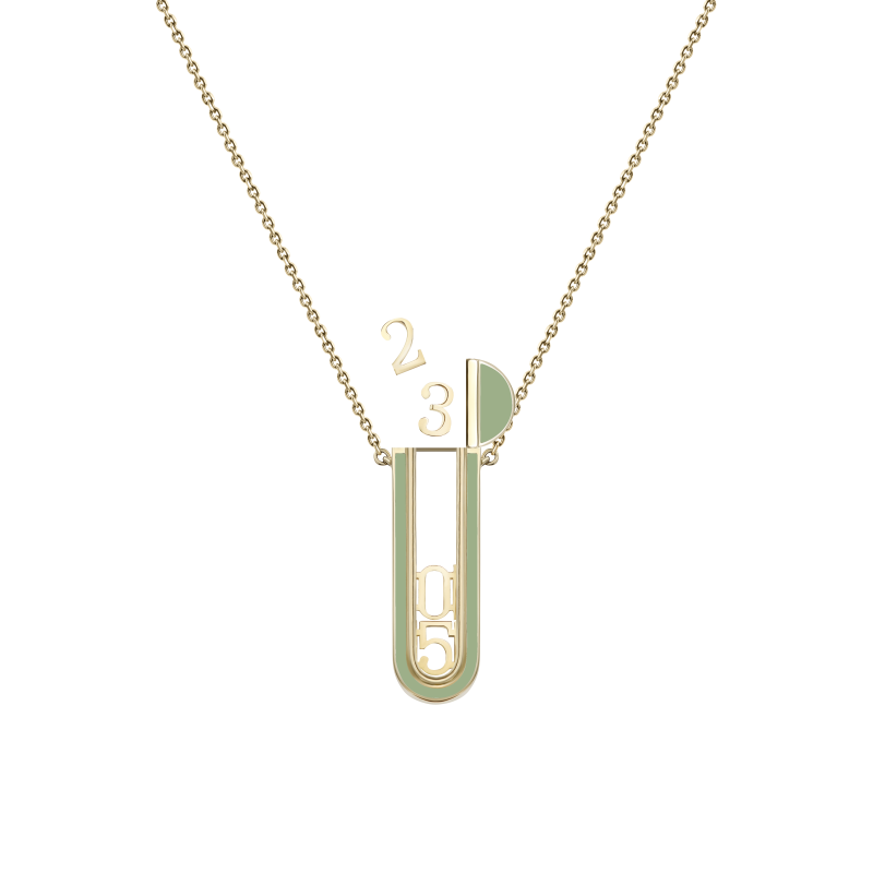 Колье-трансформер с эмалью