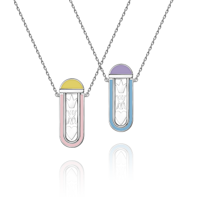 Детское колье-трансформер с эмалью