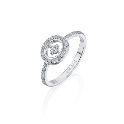 R07-TC-000-3 Кольцо (585) (1 Бр Кр-57 0,058Ct 3/5А ,20 Бр Кр-57 0,160Ct 3/5А ,20 Бр Кр-57 0,092Ct 3/5А) ШК: 2000000034454