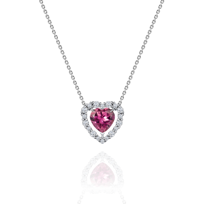 Колье с турмалином и бриллиантами