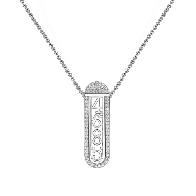 N24-TC-001-3 Колье-трансформер (585) (60 Бр Кр-57 0,298Ct 3/5А ,2 Сапфировое стекло - 1,900Ct , покрытие: родий) ШК: 2000000045214