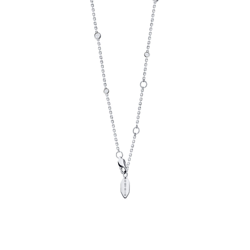 Колье с изумрудом и бриллиантами